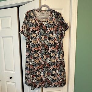 LOFT Maternity Floral Swing Dress